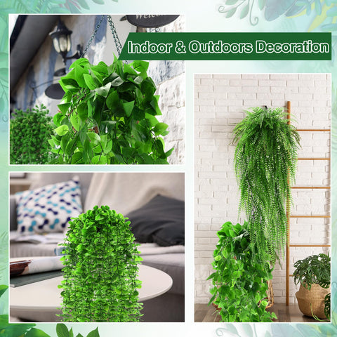Daifunli indoor outdoor decor draped plants — all-season beauty with low maintenance
