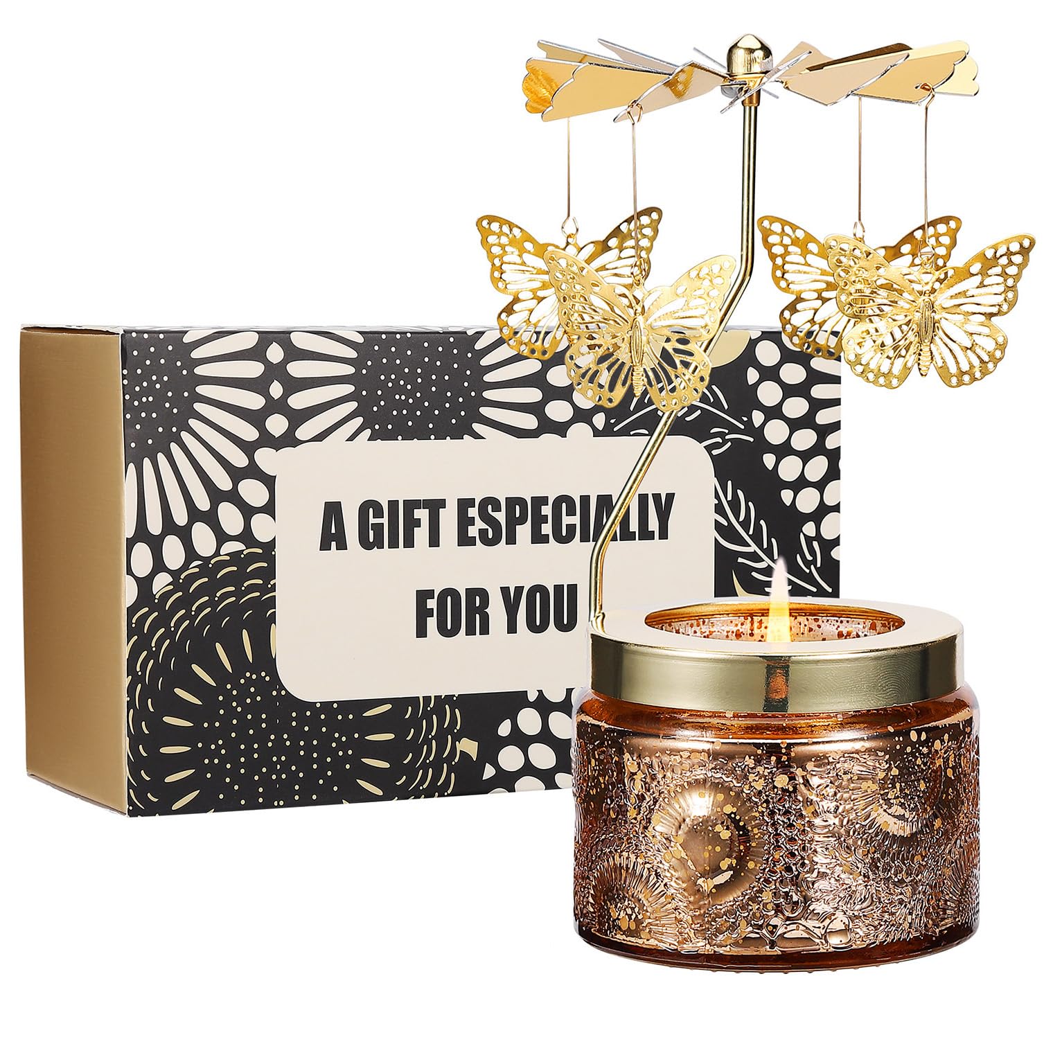 DAISRED fragrance candle fills rooms with soothing aroma.
