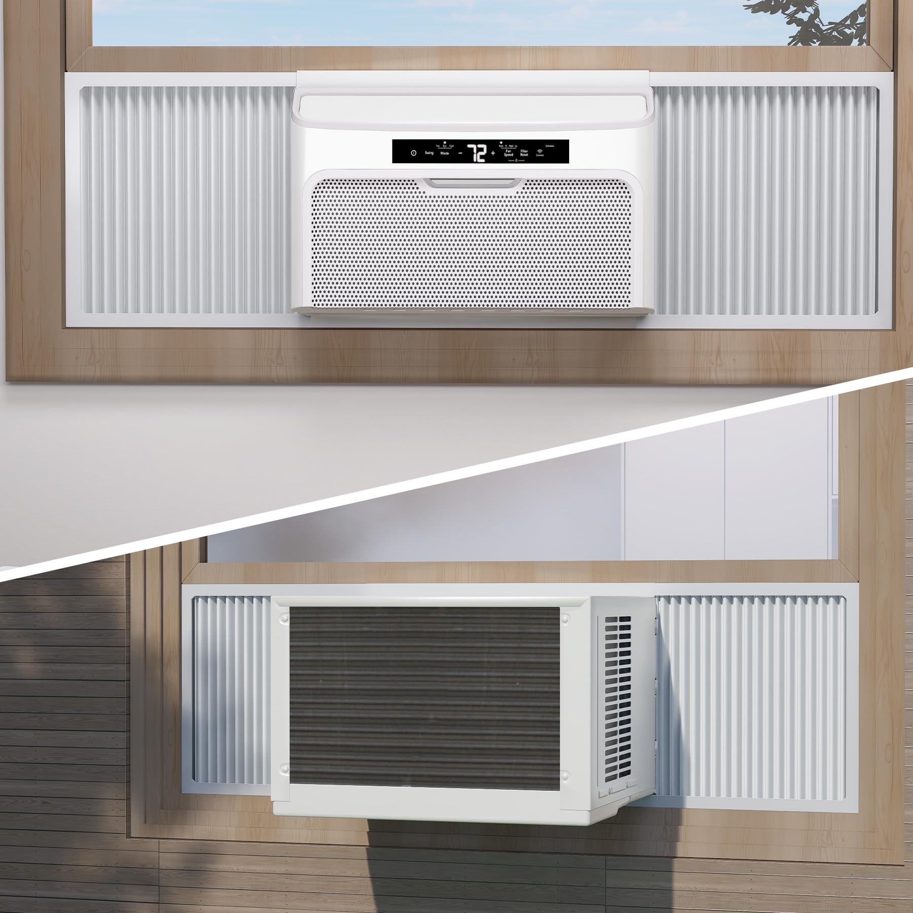 Daisypower assembly diagram showing panel alignment.