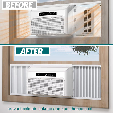 Daisypower side panel can be cut to fit window width.