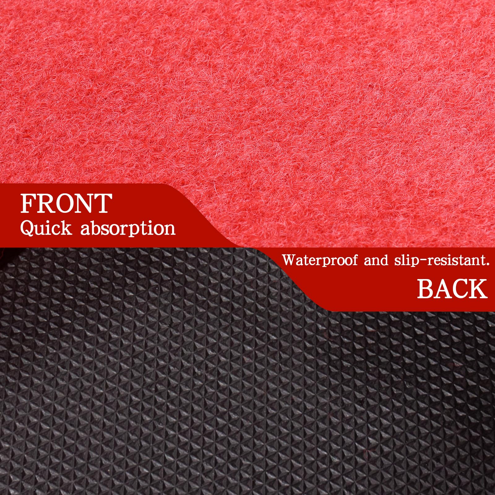 DAKKIONY red carpet runner durable and low-maintenance for repeated use.