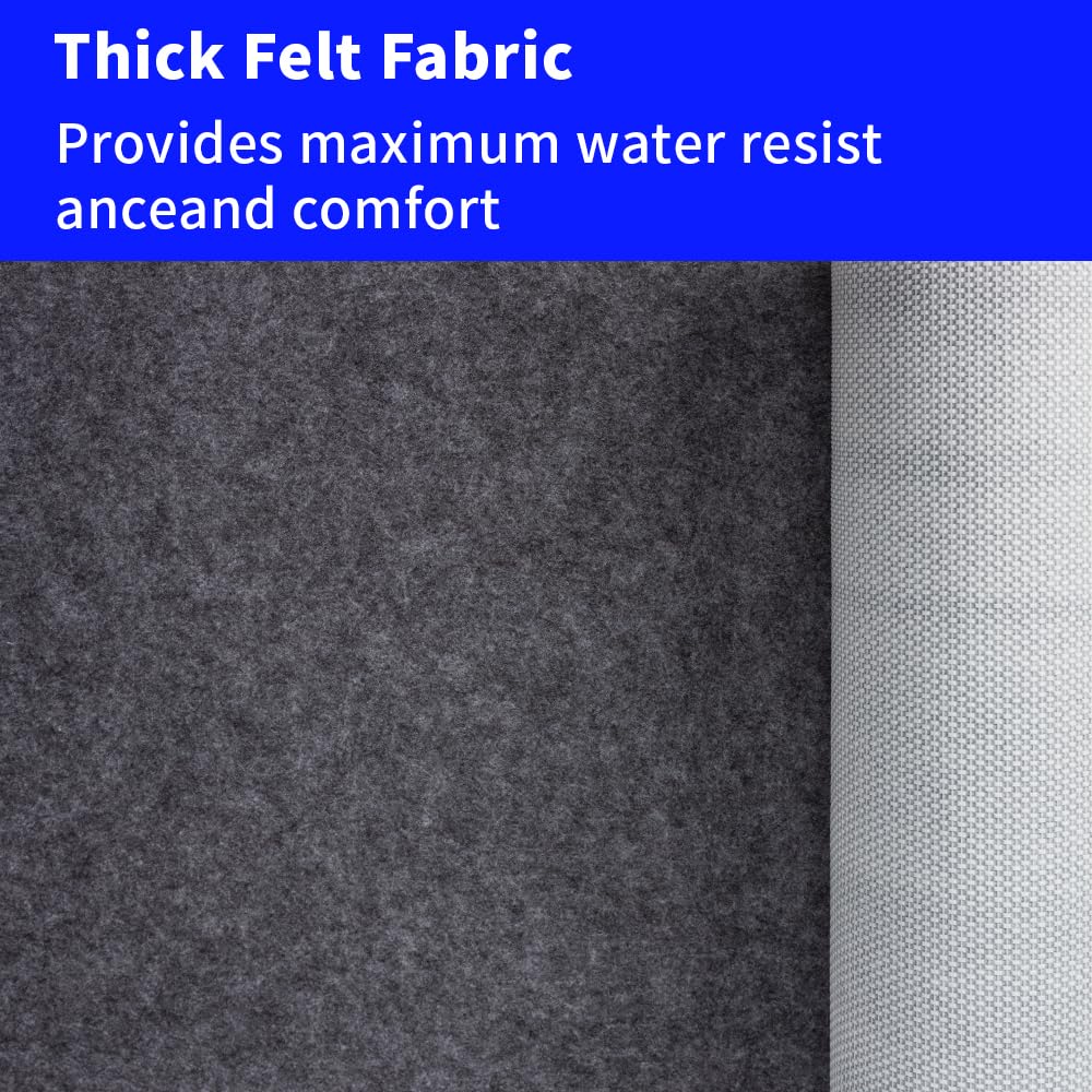 DAKKIONY rug pad floor protection shields hardwood, tile, and laminate.