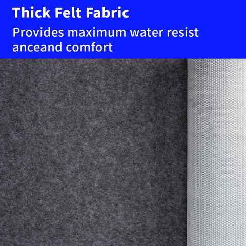 DAKKIONY rug pad floor protection shields hardwood, tile, and laminate.