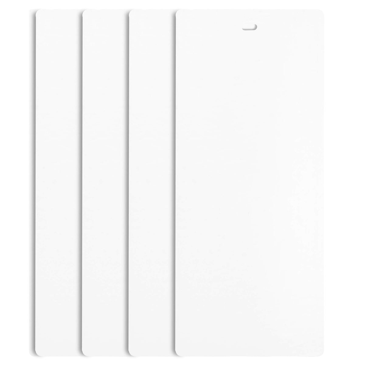 DALIX 82.5-inch white vertical blinds slats for easy replacement on sliding doors.