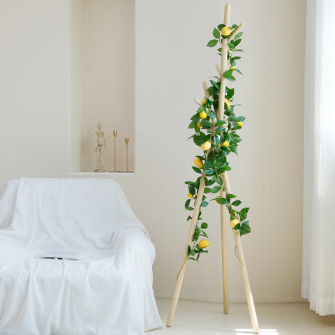 Dallisten lemon vine garland offers flexible stems for creative layouts.
