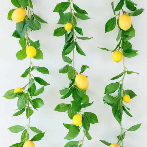 Dallisten lemon artificial vine 71in for maintenance-free indoor greenery.