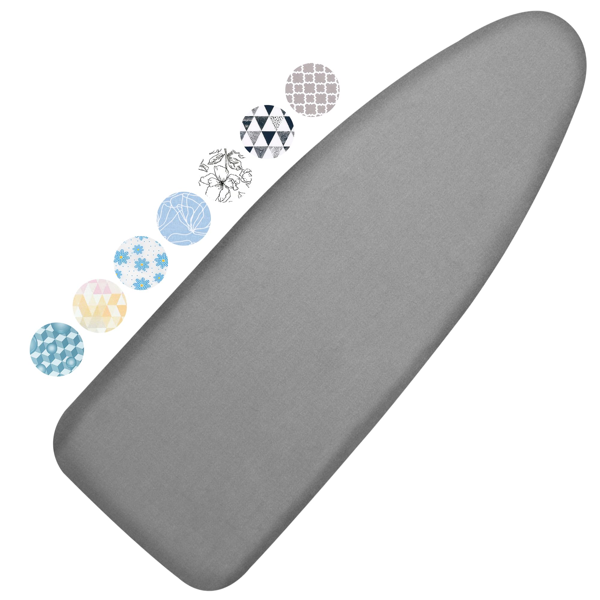Dalykate ironing board cover with extra-wide pad for larger garments
