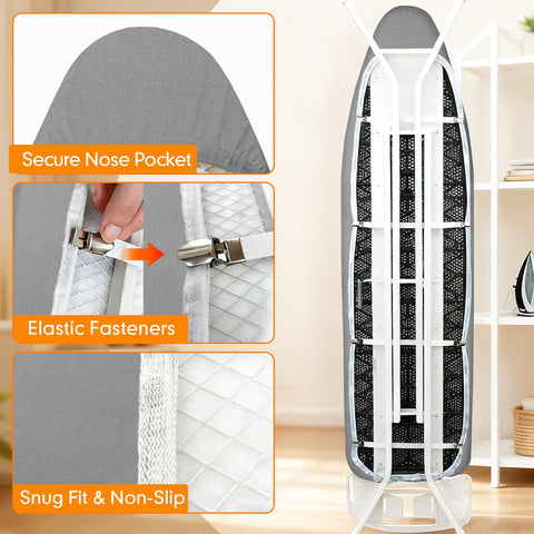 Dalykate secure elastic edge ensures a snug, wrinkle-free surface