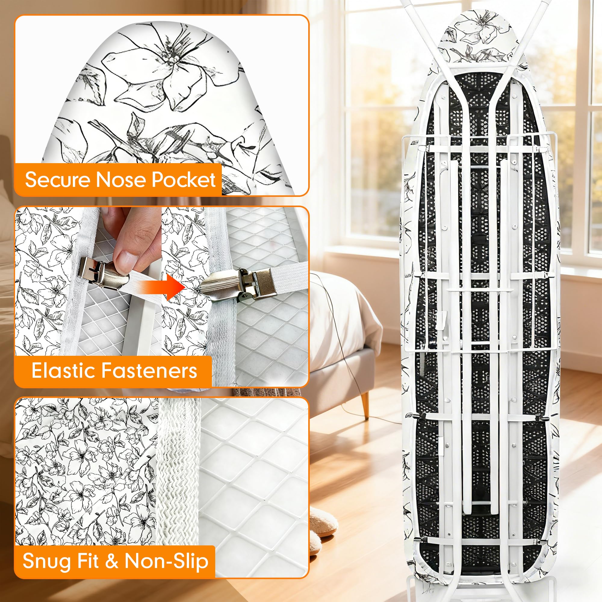 Dalykate protective mesh cloth guards delicate fabrics from direct heat.