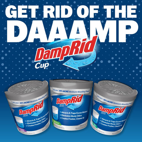 DampRid decorative design that blends with home decor.