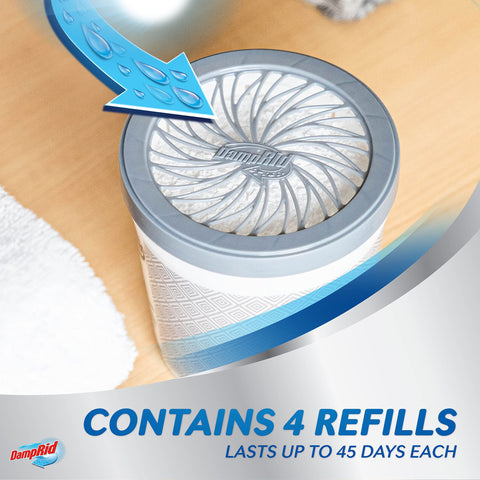 DampRid four-pack moisture absorbers for ongoing home use