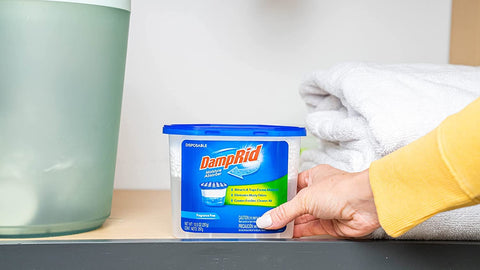 DampRid in a basement or garage for moisture control