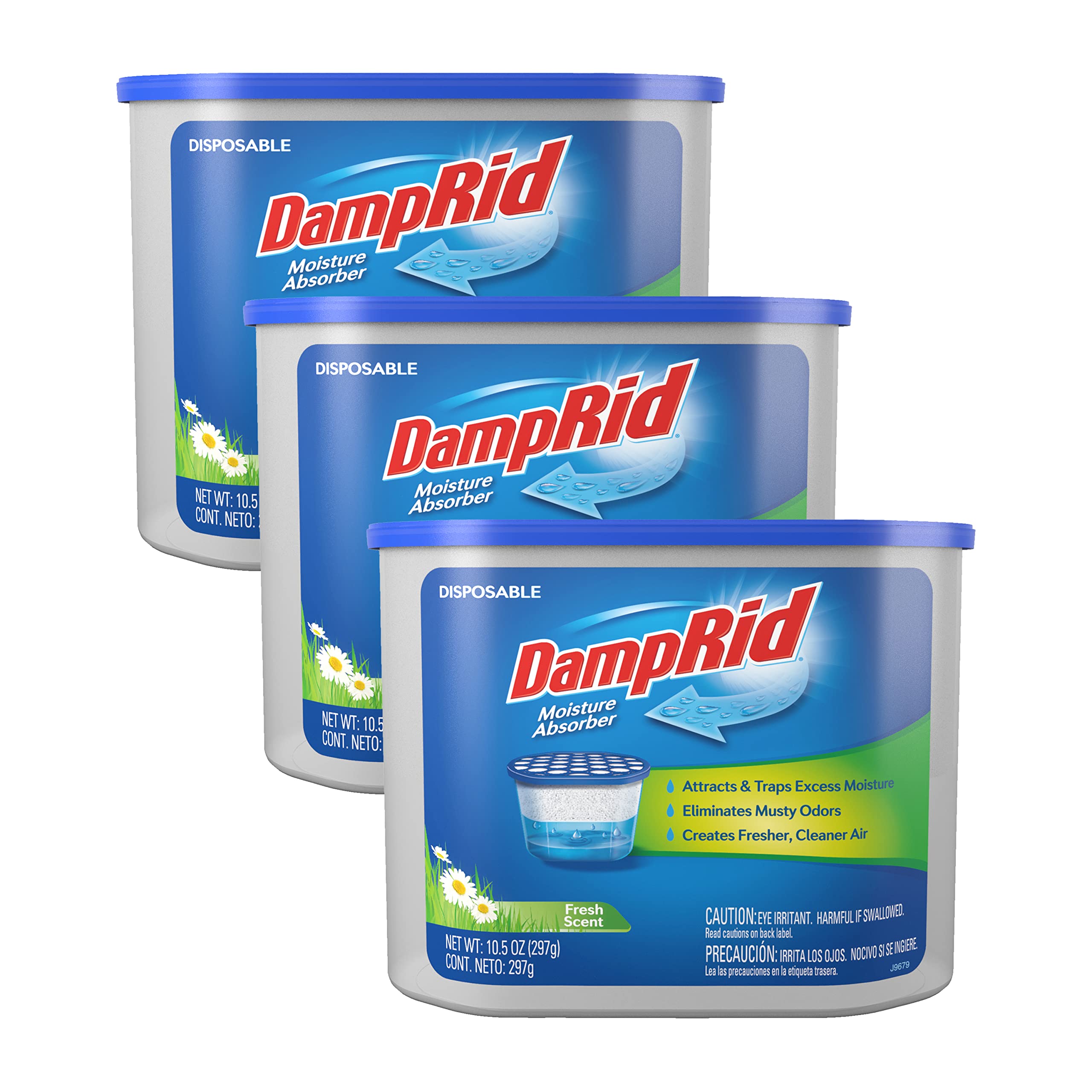 DampRid Fresh Scent moisture absorber front view for continuous moisture control