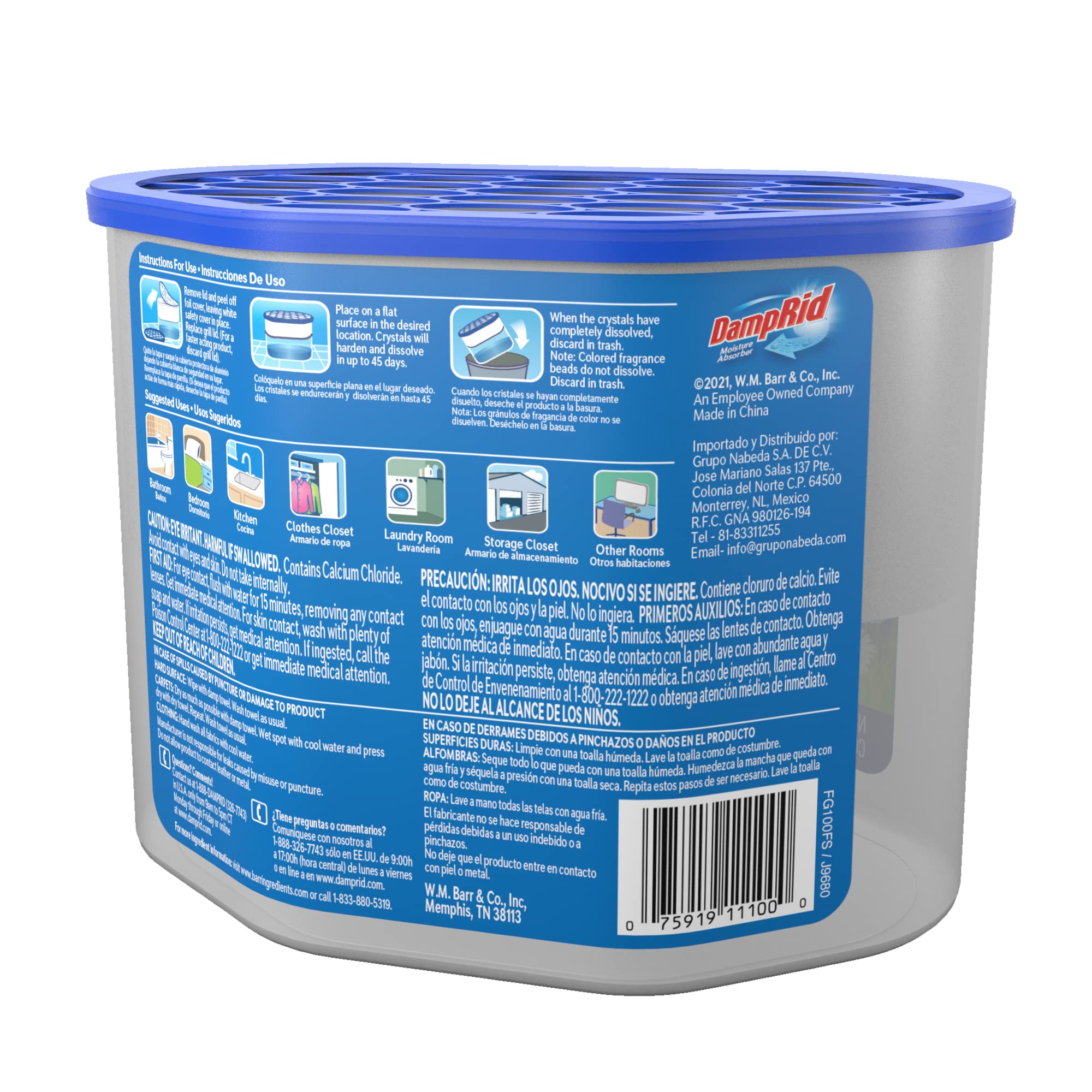 DampRid Fresh Scent in kitchen use promotes fresher air