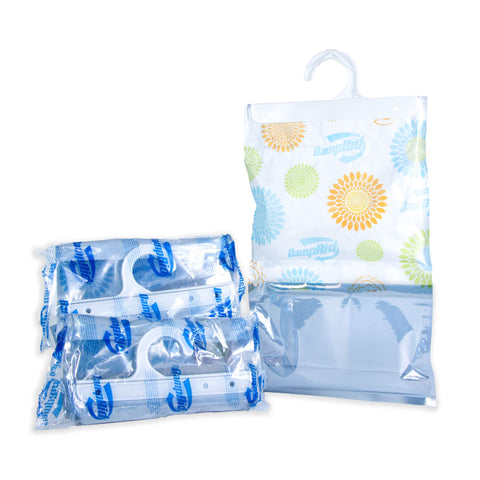 DampRid packaging image shows a 3-pack moisture absorber solution.