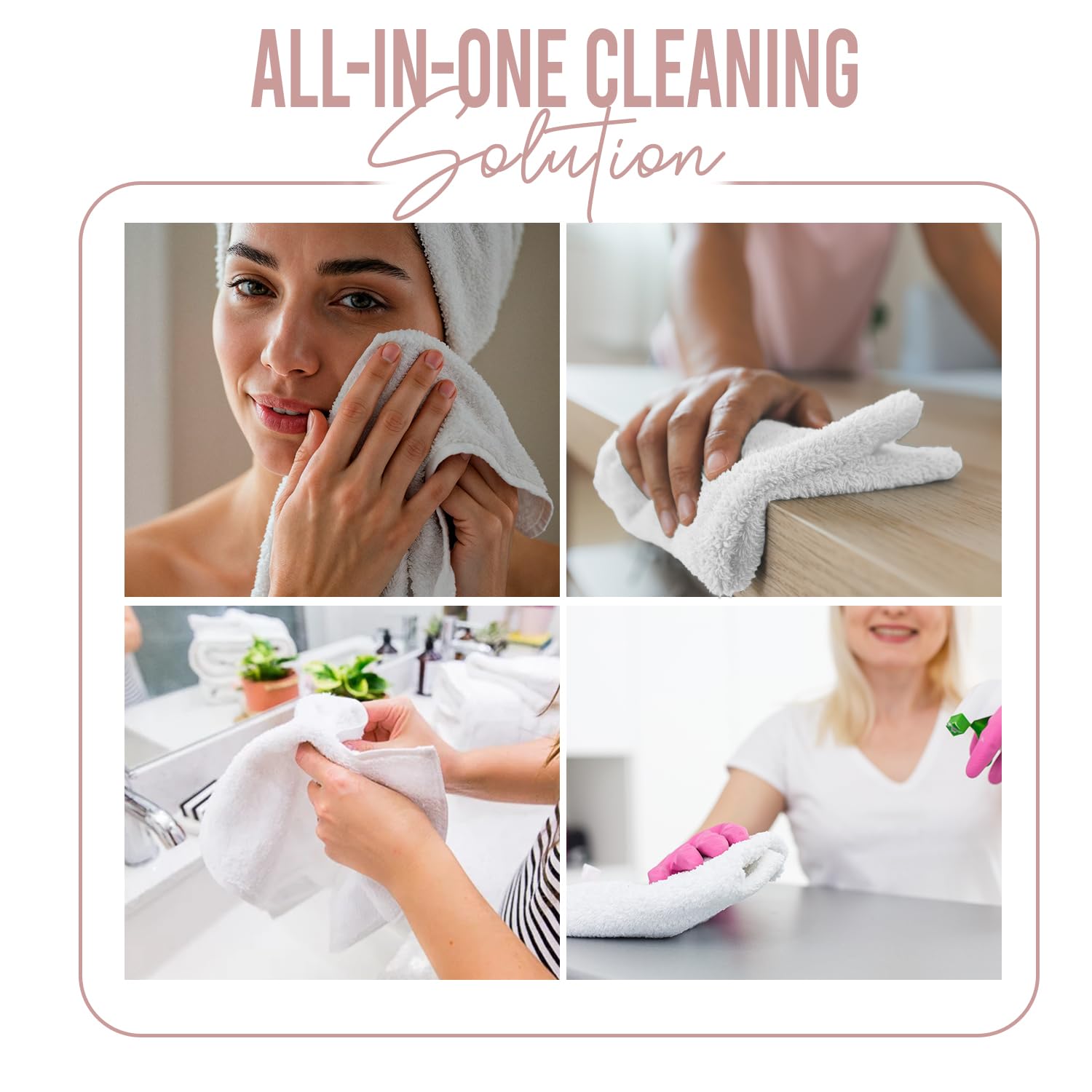 DAN RIVER 24-pack wash cloths deliver value without sacrificing softness or absorbency.