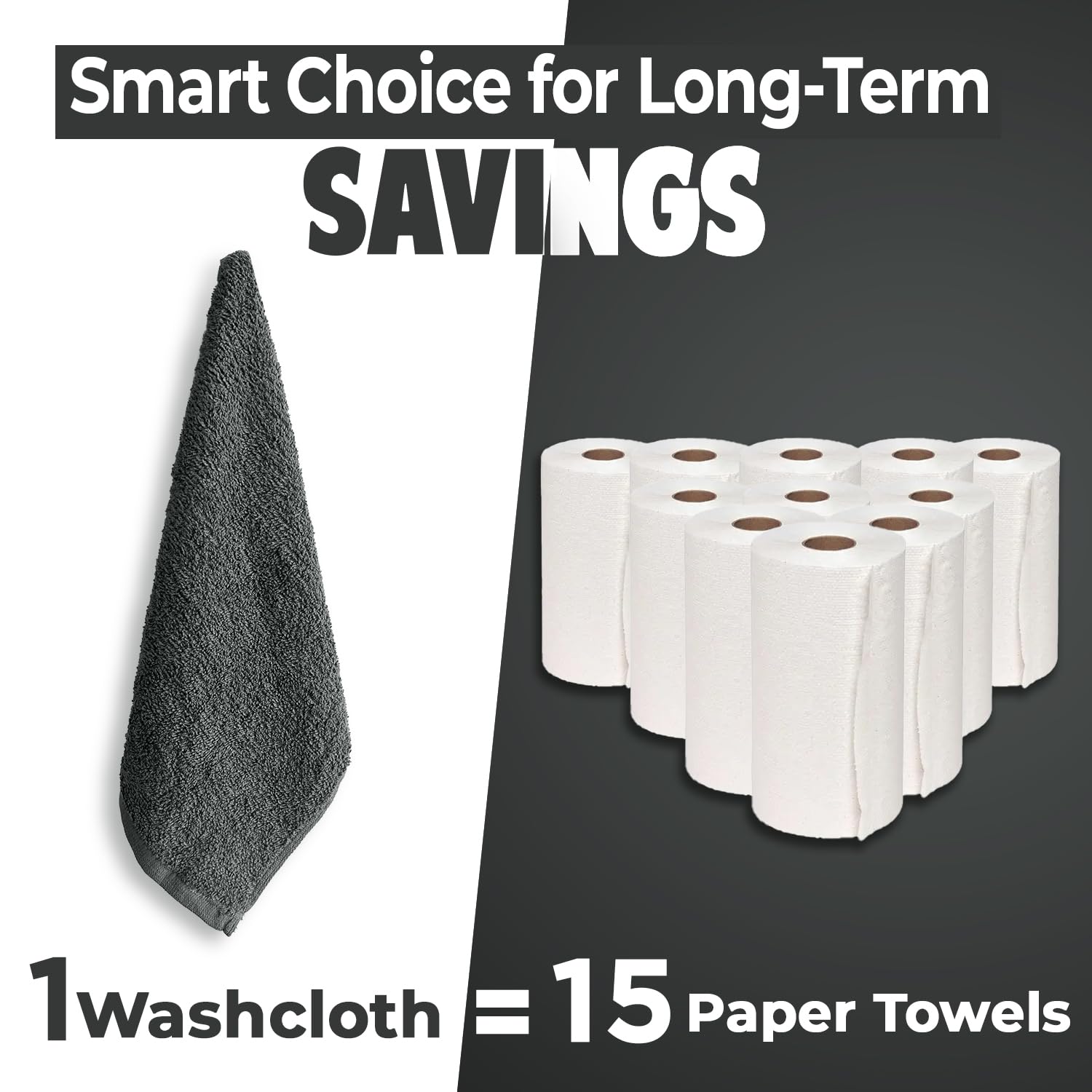 DAN RIVER bathroom scene with folded towels demonstrates absorbent, plush accents.