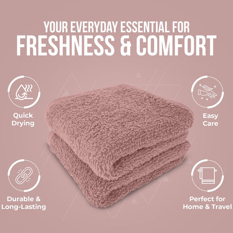 DAN RIVER bathroom-use wash cloths ideal for face, hands, and cleaning routines.