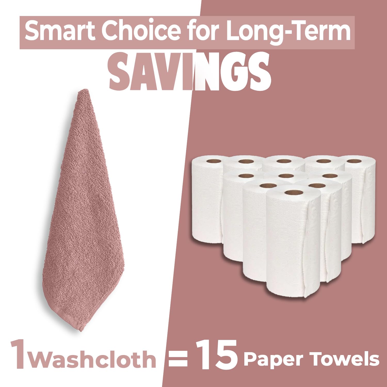 DAN RIVER wash cloths available in 22 color shades with colorfast performance.