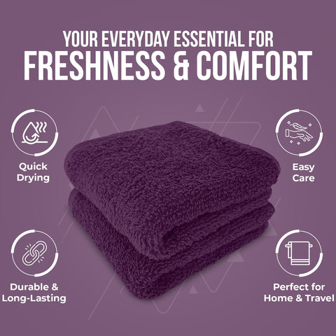 DAN RIVER durable 24-pack cloths provide absorbent, long-lasting value for daily bathroom use.