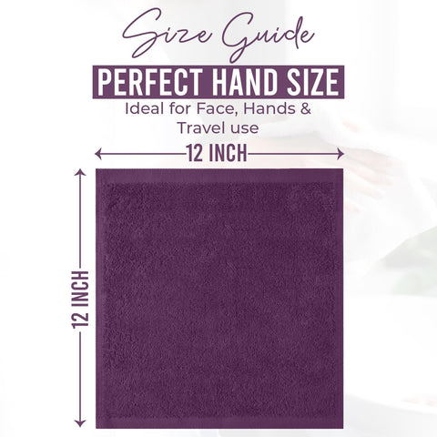 DAN RIVER Purple Passion wash cloths show true color and gentle touch for baby skin.