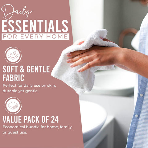 DAN RIVER quick-dry wash cloths offer fast moisture removal for daily showers.