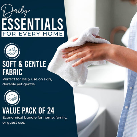 DAN RIVER blue opal wash cloths in bathroom setup for quick-dry routine.