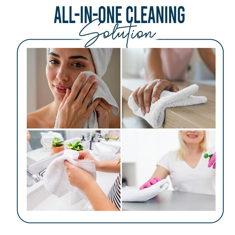 DAN RIVER premium cotton wash cloths close-up texture showing durable edges.