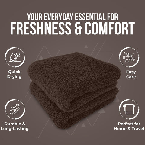 DAN RIVER 24-pack wash cloths deliver value and consistent softness.