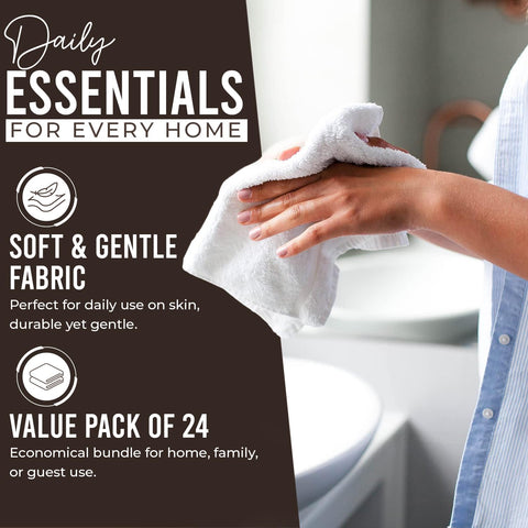 DAN RIVER wash cloths gentle enough for babies and sensitive skin.