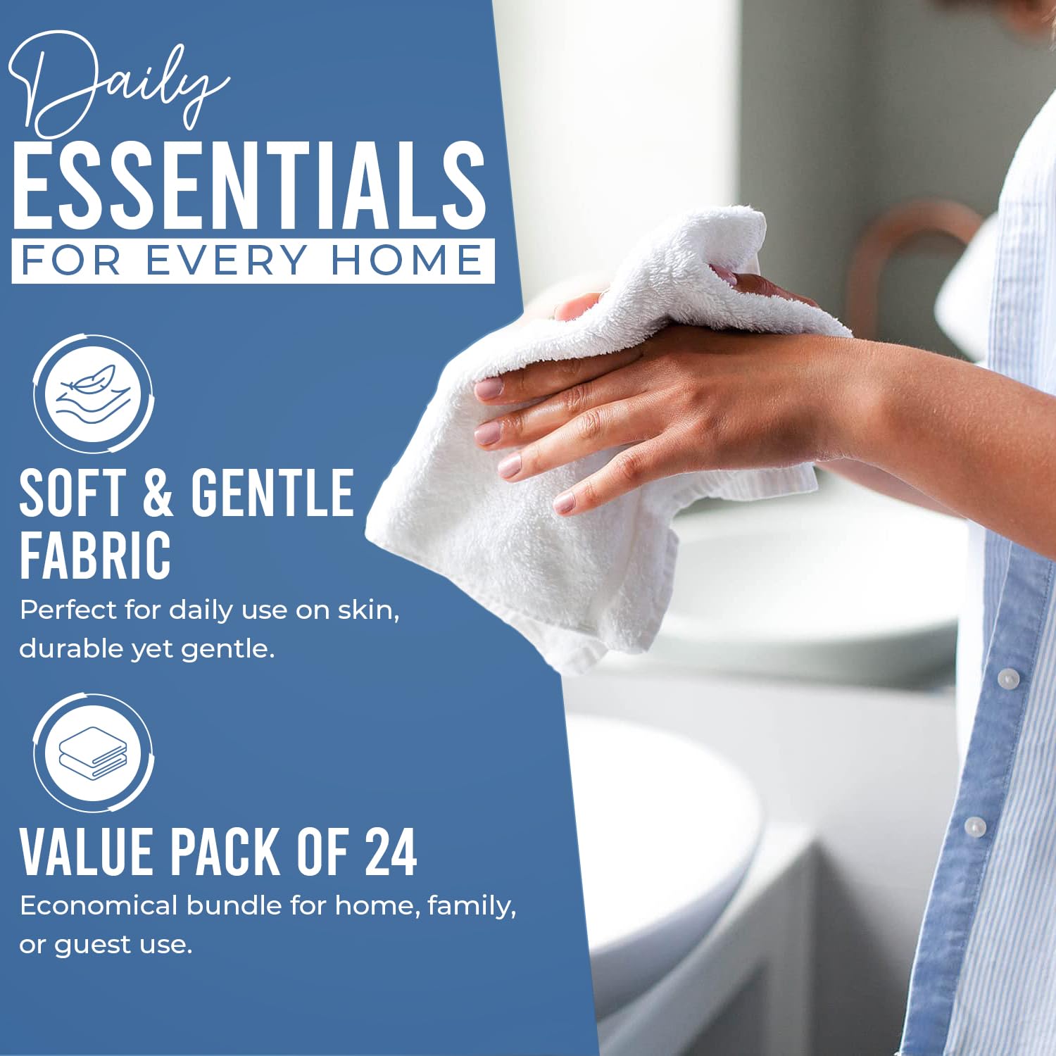 DAN RIVER quick-dry cloths stay fresh after machine washing