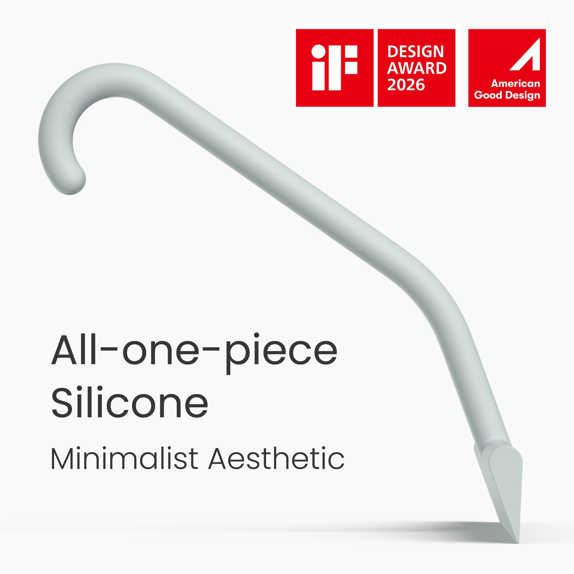 dancemoon JustHang seamless construction reduces hidden mold-prone crevices.