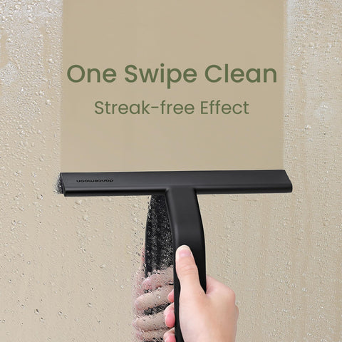 Dancemoon JustHang 10-inch silicone blade for even contact and streak-free results.