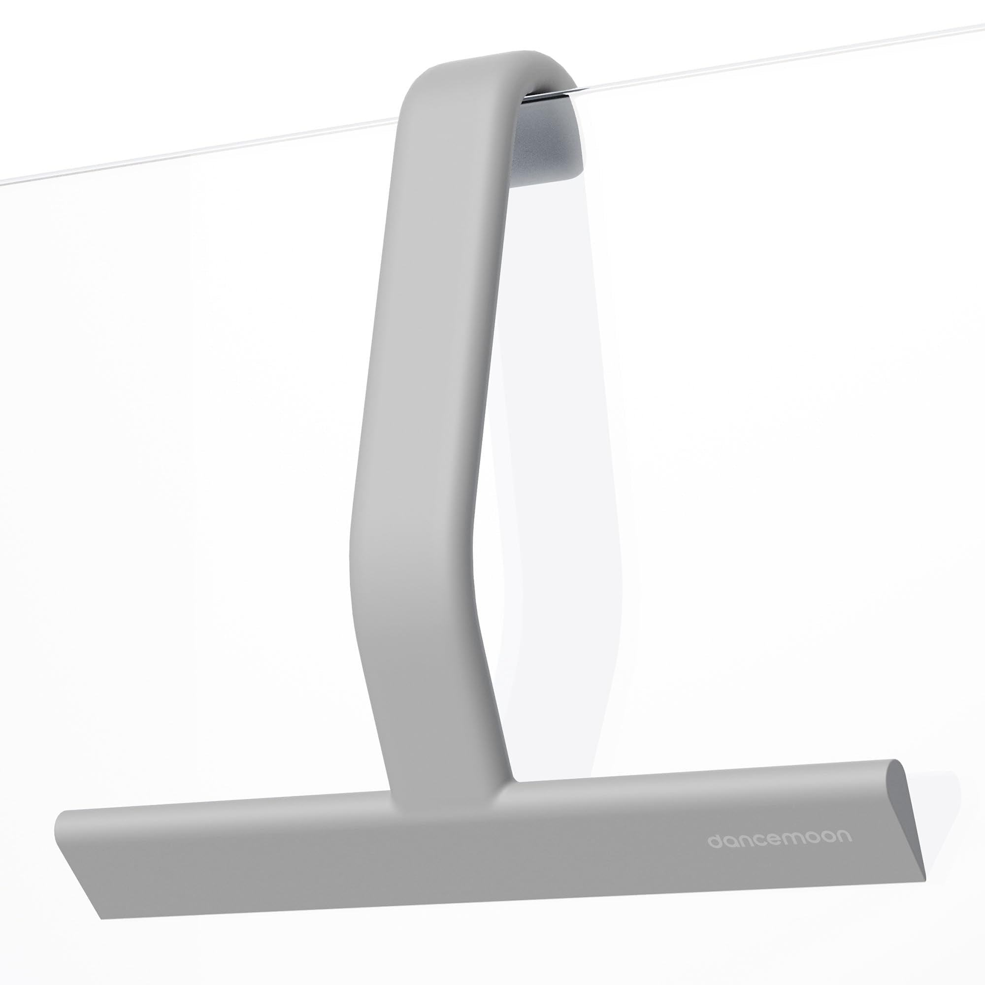 dancemoon JustHang squeegee with built-in hook for easy hanging and quick access