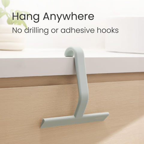 dancemoon JustHang 10-inch silicone blade glides smoothly across surfaces.