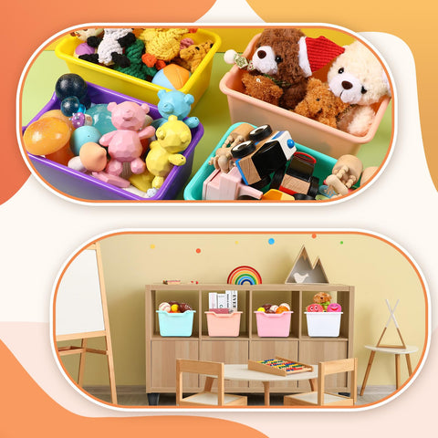 Dandat bins feature rounded corners for safe daily use.