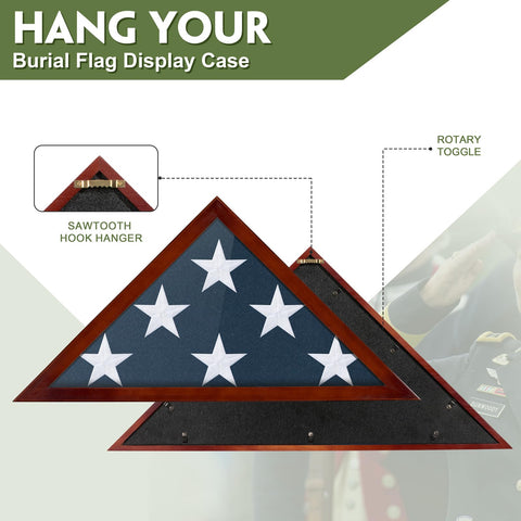 DANF FLAG high-visibility glass cover clearly showcases the flag.