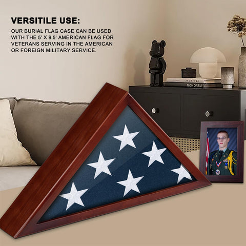 DANF FLAG large-capacity triangle case fits standard 5x9.5 flag.