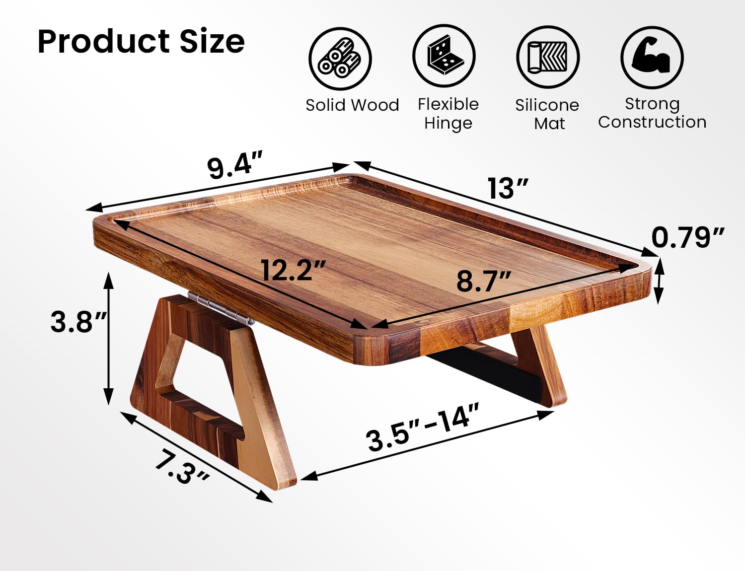 Easy to wipe clean surface simplifies snack-time cleanup.