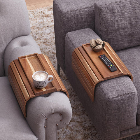 Danfoxer folding design with side flaps adapts to couch arms.
