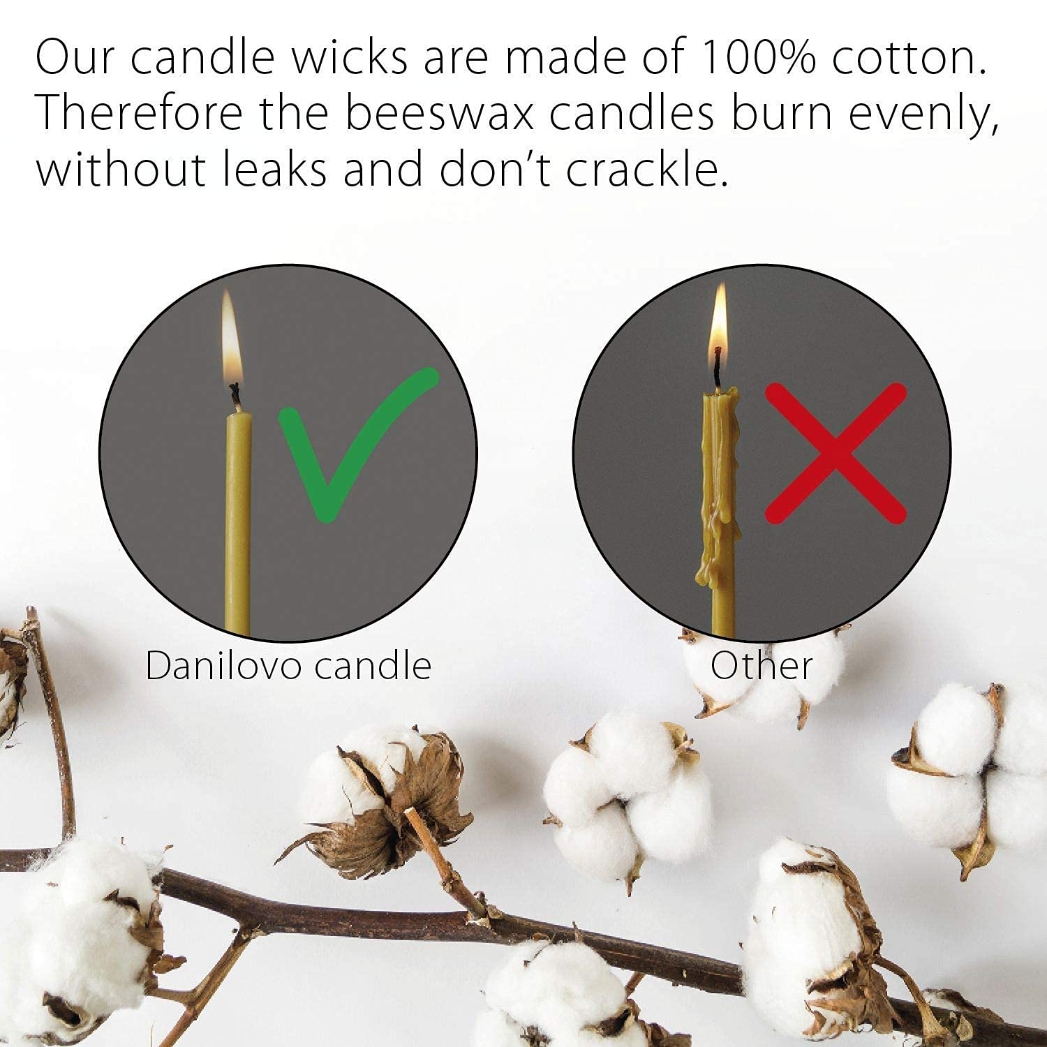 Danilovo romantic evenings with all-natural honey scent candles