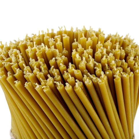 Danilovo pure beeswax candles packaging display, gift-ready with natural aroma