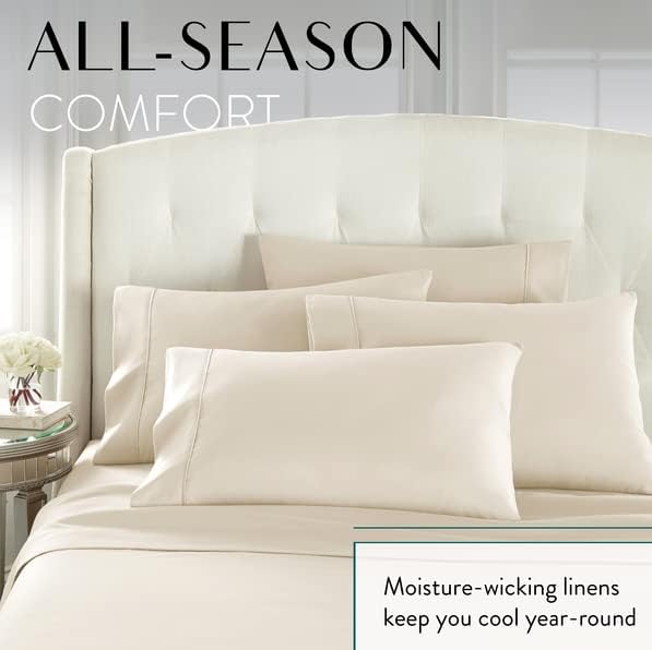 Danjor Linens neat edge stitching visible, signaling durable construction.