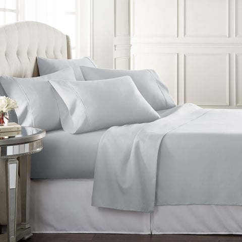 Danjor Linens king size bed sheet set shown for hot sleepers with cooling microfiber
