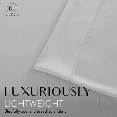 Danjor Linens fitted sheet 80x78 deep pocket securing a tall mattress