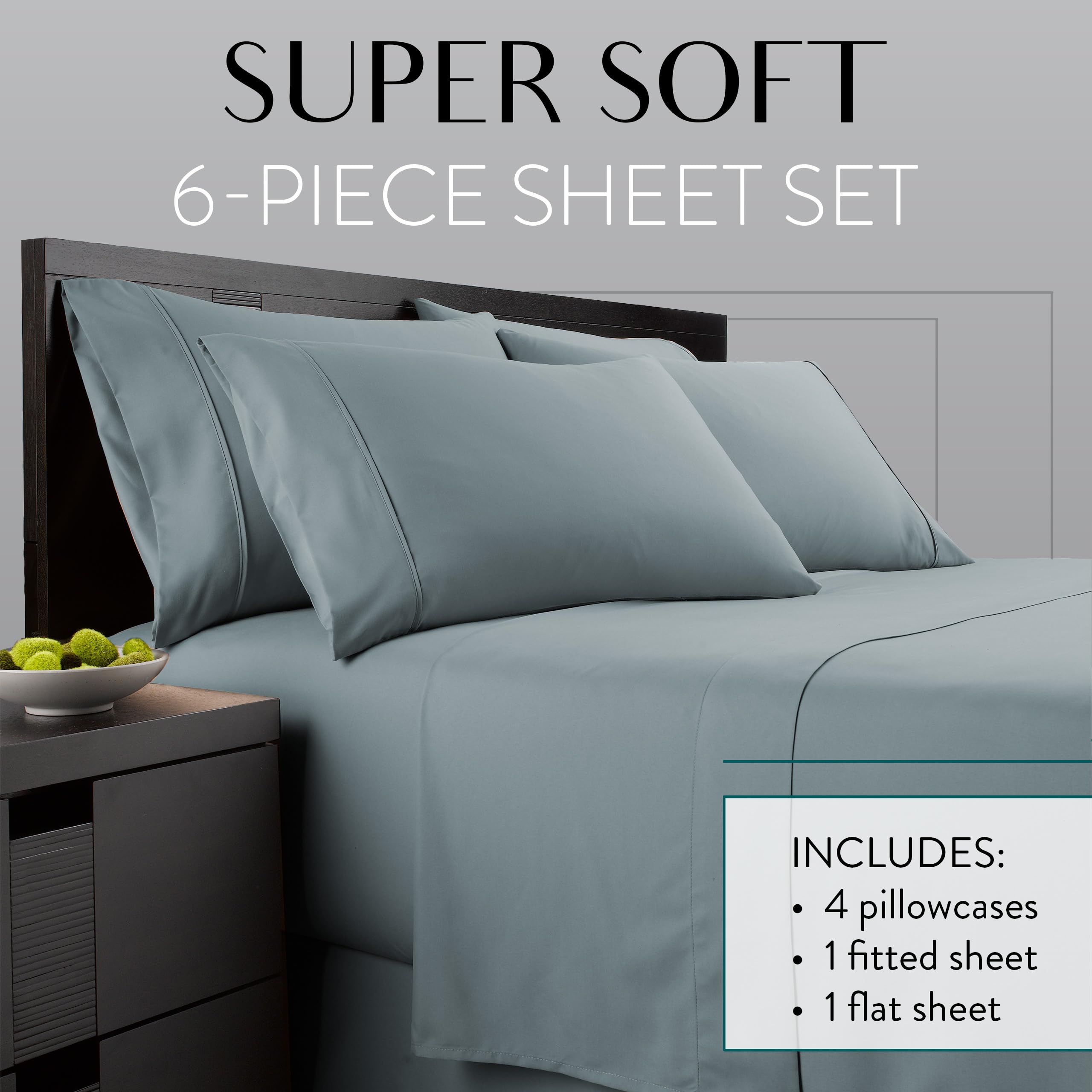 Danjor Linens queen flat sheet, smooth layering and easy laundering