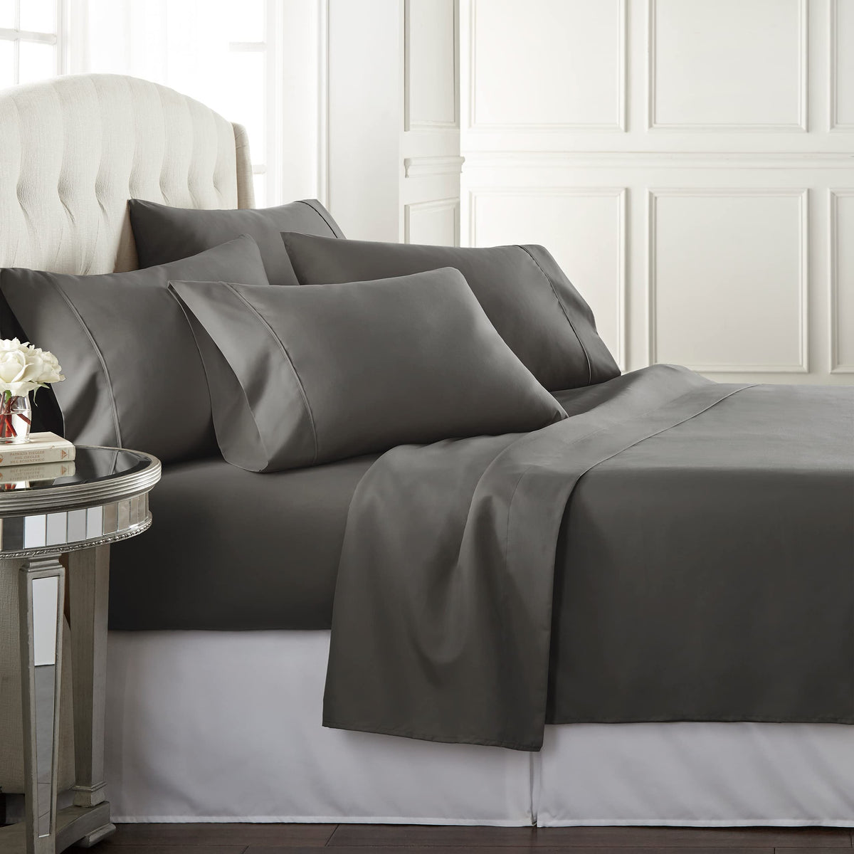 Danjor Linens queen pillowcases four-pack for premium softness and all-night comfort