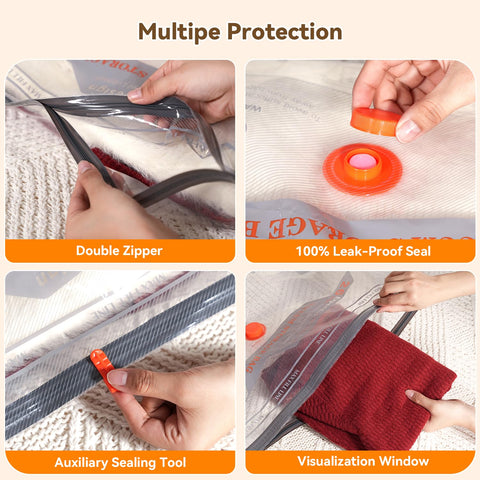 DANNARY vacuum bags support USB charging for global use.
