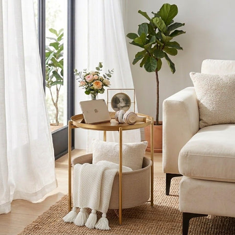 Danpinera fabric storage basket provides soft, skin-friendly organization.