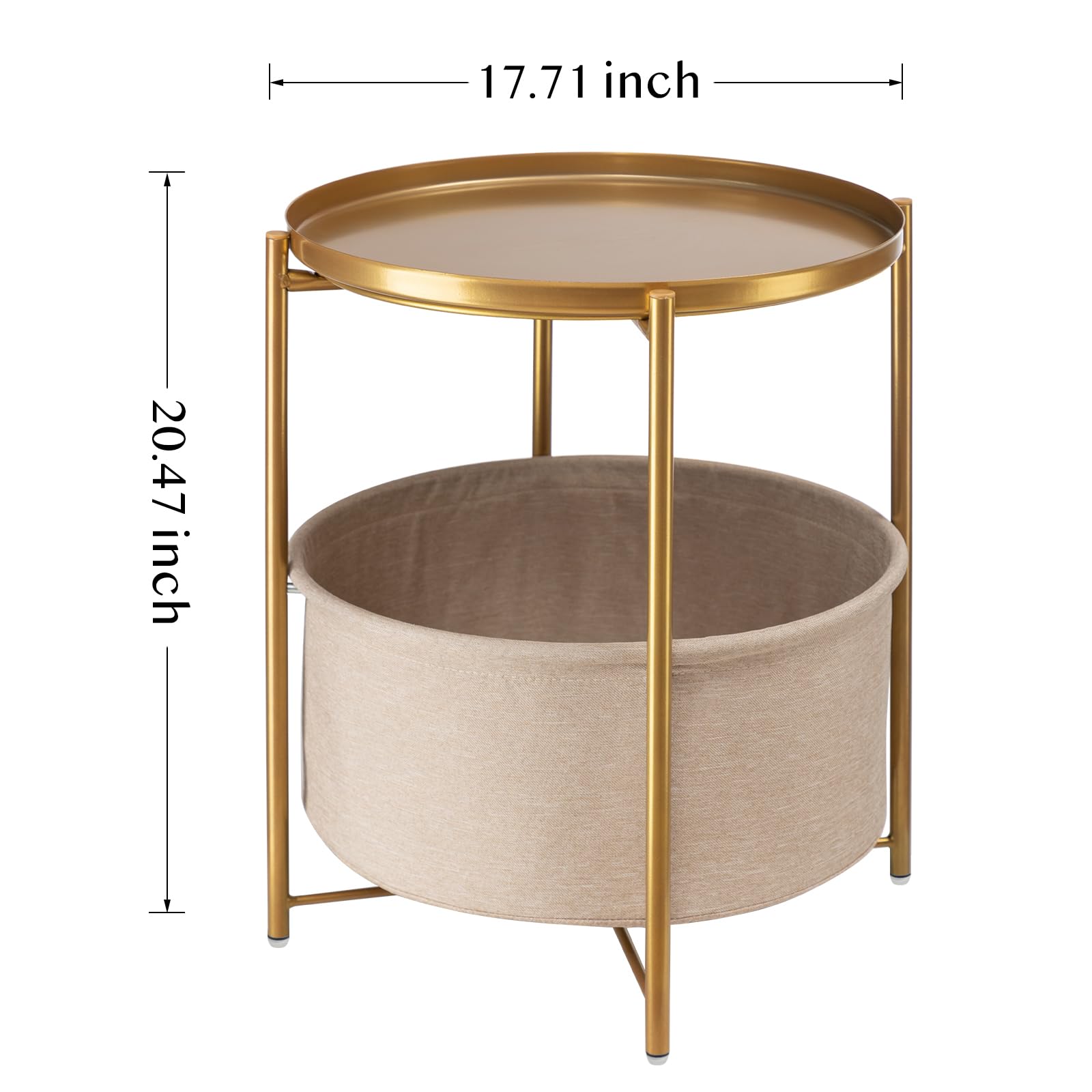 Danpinera living-room side table complements compact seating layouts.